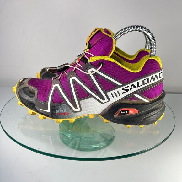 Salomon Speedcross 3 Trail Running Shoes Womens Purple lightweight - Picture 3 of 9